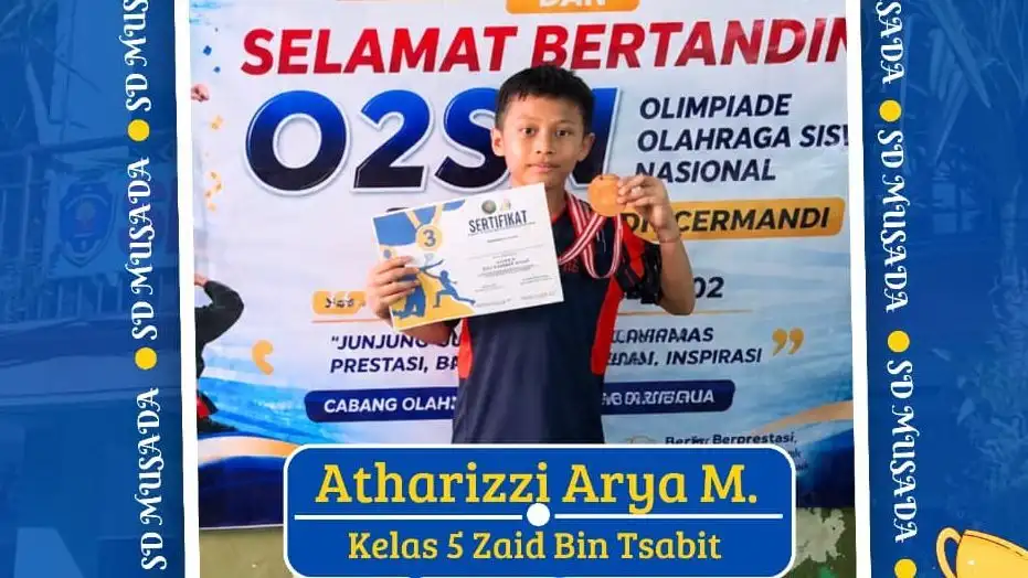 Juara 3 O2SN Badminton Tingkat Kecamatan Sedati